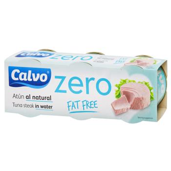 Calvo Zero Tuna In Its Own Juice 3*65g