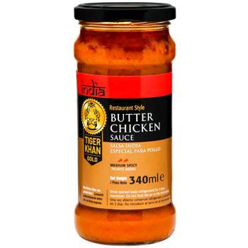 Tiger Khan Butter Chicken Sauce 340g - buy, prices for WINETIME - photo 1