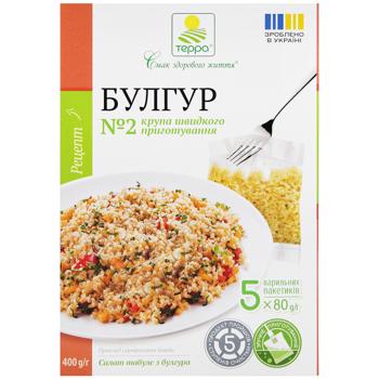 Крупа Терра Булгур №2 быстрого приготовления 5шт 80г - купить, цены на КОСМОС - фото 2