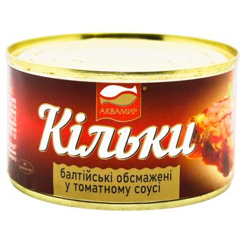 Aquamir Fried Baltic Sprat No.5 230g - buy, prices for COSMOS - photo 1