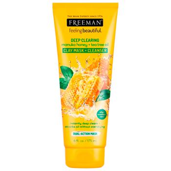 Freeman Feeling Beautiful manuka honey and tea tree oil for face mask 175ml - buy, prices for MegaMarket - photo 1