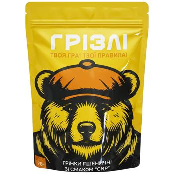 Grizzly Wheat Rusks with Cheese Flavor 90g