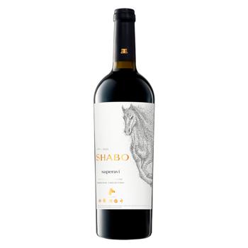 Shabo Classic Saperavi Red Dry Wine 13.5% 0.75l - buy, prices for WINETIME - photo 1