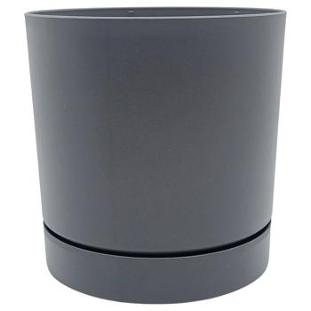 Prosperplast Tubo Pot Dark Gray 13cm