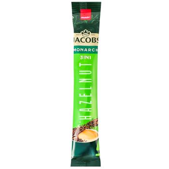 Jacobs Hazelnut Flavored Coffee Drink 3in1 15g - buy, prices for Vostorg - photo 1