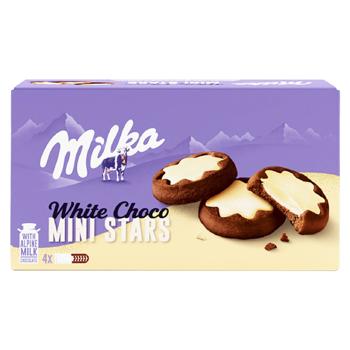 Печиво - Milka 150g White Chocominis  - купить, цены на Grono - фото 1