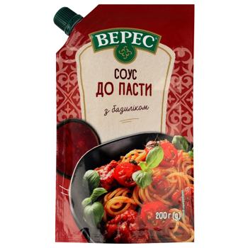 Соус Верес К пасте с базиликом 200г