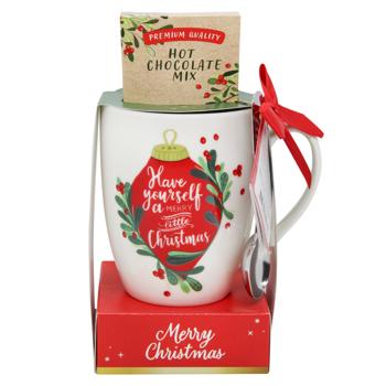 Becky's Cup with Spoon and Hot Chocolate Christmas Set 20g - buy, prices for - photo 3