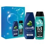 Schauma Men Shampoo 250ml + Shower Gel Fa Men 250ml Skincare Gift Set