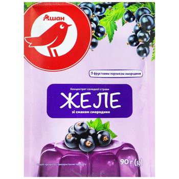 Auchan jelly with currant flavor 90g - buy, prices for Auchan - photo 1