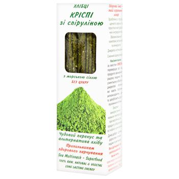 Golden Kings of Ukraine Crispy with Spirulina 140g - buy, prices for ULTRAMARKET - photo 1