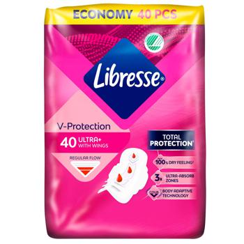 Libresse Ultra Normal hygienical pads 4 drops 40pcs - buy, prices for Supermarket "Kharkiv" - photo 2