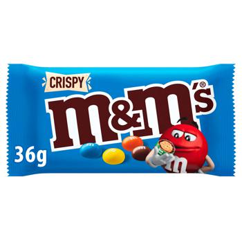 Драже M&M's з рисовими кульками у молочному шоколаді 36г - купити, ціни на Таврія В - фото 1