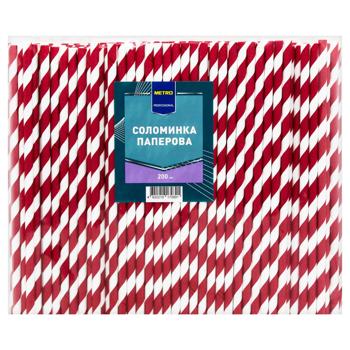 Metro Professional Paper Straws 19cm 200pcs - buy, prices for METRO - photo 2