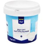Yogurt Metro chef cow milk 3% 1000g plastic jar Poland