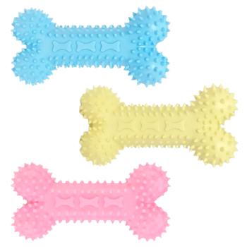Іграшка для собак Pet Fun Кісточка 12х6см колір в асортименті - купити, ціни на MasterZoo - фото 1