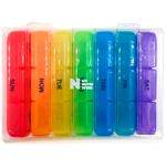 My Nutri Week Memosan Pill Box for Storing Large Volumes Multicolored
