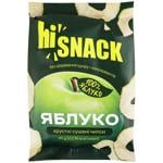 hiSnack Dried Crispy Apple Chips 20g