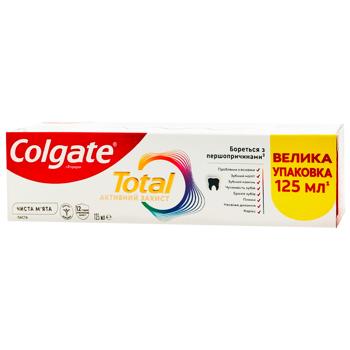 Зубна паста Colgate Total 12 Чиста М'ята 125 мл - купити, ціни на МегаМаркет - фото 1