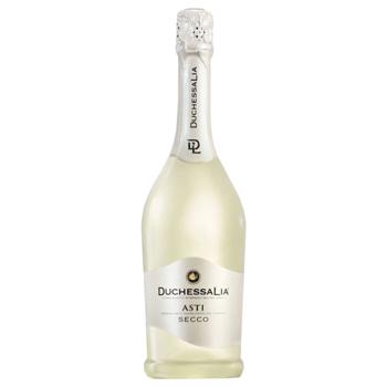 Вино ігристе DuchessaLia Asti Secco DOCG біле сухе 10,5% 0,75л - купити, ціни на Чудо Маркет - фото 1