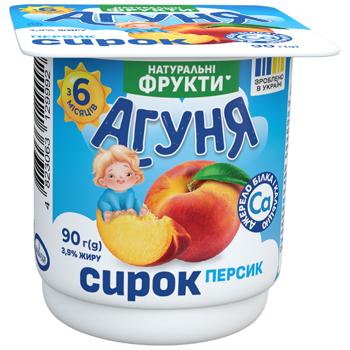 Agunya Peach Curd Cheese 3.9% 90g - buy, prices for COSMOS - photo 2