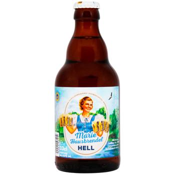 Schwarzbrau Marie Hausbrendel Hell Light Filtered Beer 4.8% 0.33l - buy, prices for WINETIME - photo 1