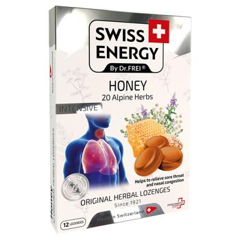 Swiss Energy Honey and 20 Alpine Cold Drops 12pcs