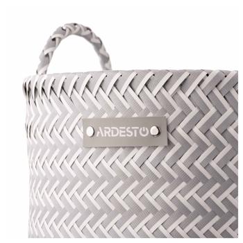 Корзина Ardesto Vigor металл-серая 30*30*40см - купить, цены на КОСМОС - фото 4