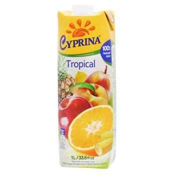 Cyprina Tropical Juice 1l - buy, prices for MegaMarket - photo 1