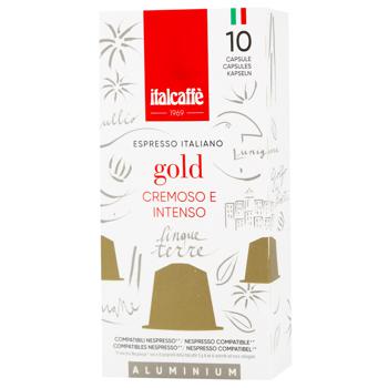 Italcaffe Espresso Gold Coffee in Capsules 50g - buy, prices for WINETIME - photo 1