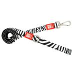 Max Molly Short Leash Зебра повідець для собак 1,2 м х 1,5 см - різнокольоровий