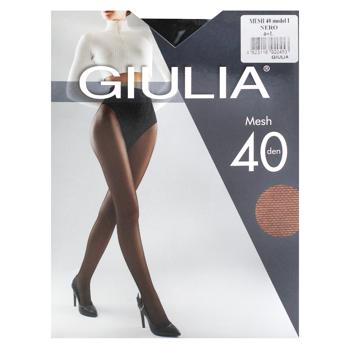 Giulia Mesh 40 Den Women's Tights s.4 Black