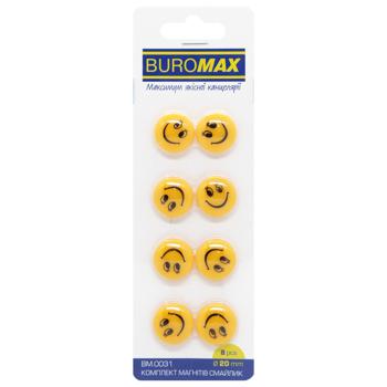 Buromax Smiley Magnet Set 8pcs*20mm - buy, prices for Za Raz - photo 1