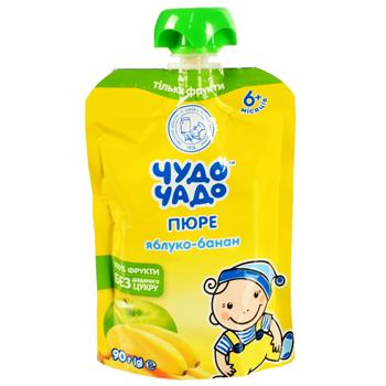 Пюре Чудо-Чадо Груша-яблоко 90г - купить, цены на КОСМОС - фото 1