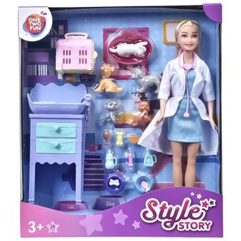 One Two Fun My Profession Veterinarian Play Set 29cm