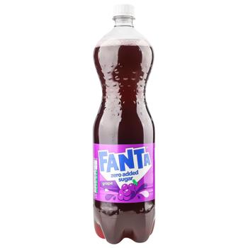 Напій газований Fanta Виноград без цукру 1,25л - купити, ціни на - фото 1