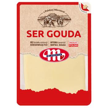 Mlekovita Gouda Sliced Cheese 44% 150g - buy, prices for Torba - photo 1