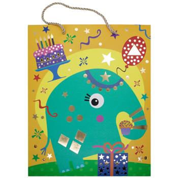 Пакет подарунковий паперовий 26*32*10см - купити, ціни на КОСМОС - фото 4