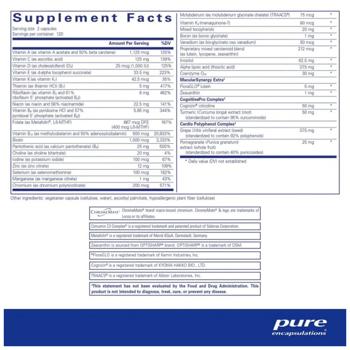 Мультивітаміни і мінерали Pure Encapsulations Longevity Nutrients 240 капсул - купити, ціни на Біотус - фото 3
