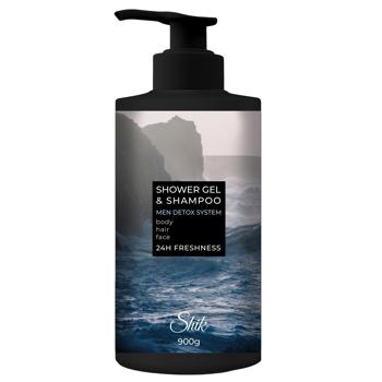 Гель-шампунь Shik Men Detox System 900мл - купить, цены на Чудо Маркет - фото 1