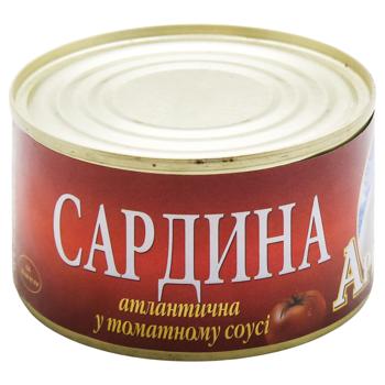 Arktica Atlantic Sardine in Tomato Sauce 240g - buy, prices for Ideal - photo 1
