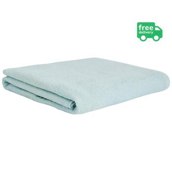 Auchan Blue Towel 300GSM 100*150cm - buy, prices for Auchan - photo 2