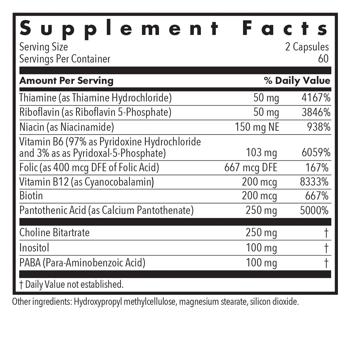 Вітамін В Allergy Research Group 120 капсул - купити, ціни на Біотус - фото 2