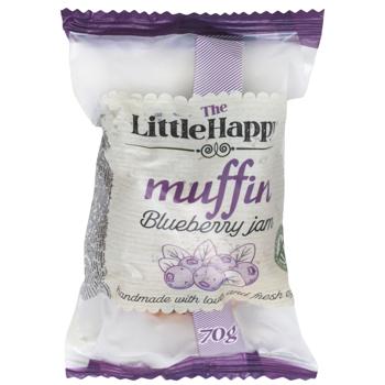 Мафін Little Happy з чорничним джемом 70г