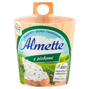 Крем-сыр Hochland Almette сливочный с травами 150г