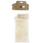 Мочалка для тела лен с деревянными ручками 10*50см 0913-16-16816