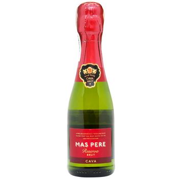 Mas Pere Reserva White Brut Sparkling Wine 11.5% 200ml - buy, prices for WINETIME - photo 1