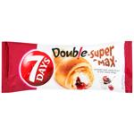 7 Days Double Croissant with Vanilla Flavour & Sour Cherry Filling 110g