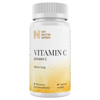 My Nutri Week Vitamin C 500mg 100 capsules - buy, prices for Biotus - photo 1