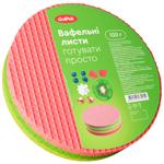 Вафельний лист GOLPEK Кольорові 9шт / 100г 